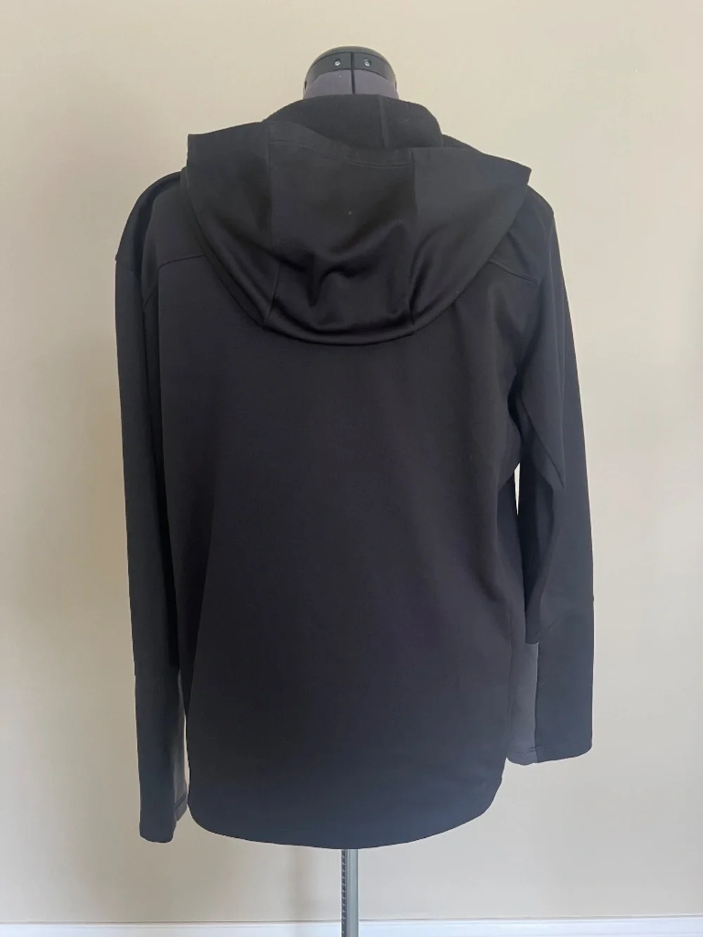 The North Face Canyonlands 1/2 Zip Pullover mens XL Black with Blue accent zip